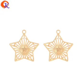 Cordial Design 20Pcs 18*20MM Jewelry Accessories/CZ Charms/Star Shape/Hand Made/Genuine Gold Plating/DIY Making/Earring Findings
Cordial Design 20Pcs 18*20MM Jewelry Accessories/CZ Charms/Star Shape/Hand Made/Genuine Gold Plating/DIY Making/Earring Findings