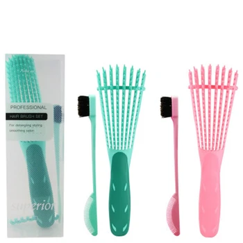 

Eight Claw Comb Anti-Static Scalp Comb Non-Slip Handle Eight Rows Hair Brush Styling Tools Soft and Easy to Clean