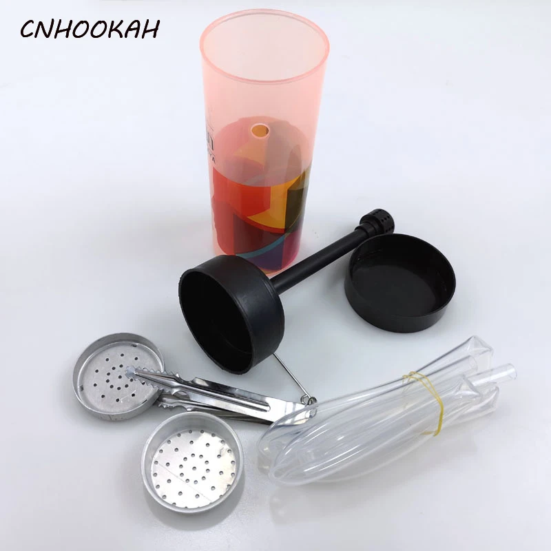 CNHOOKAH Small Shisha Plastic Hookah Single Silica Gel Pipe Hookah Portable Chicha Arab Narguilé Smoking Accessories Party Gift
CNHOOKAH Small Shisha Plastic Hookah Single Silica Gel Pipe Hookah Portable Chicha Arab Narguilé Smoking Accessories Party Gift