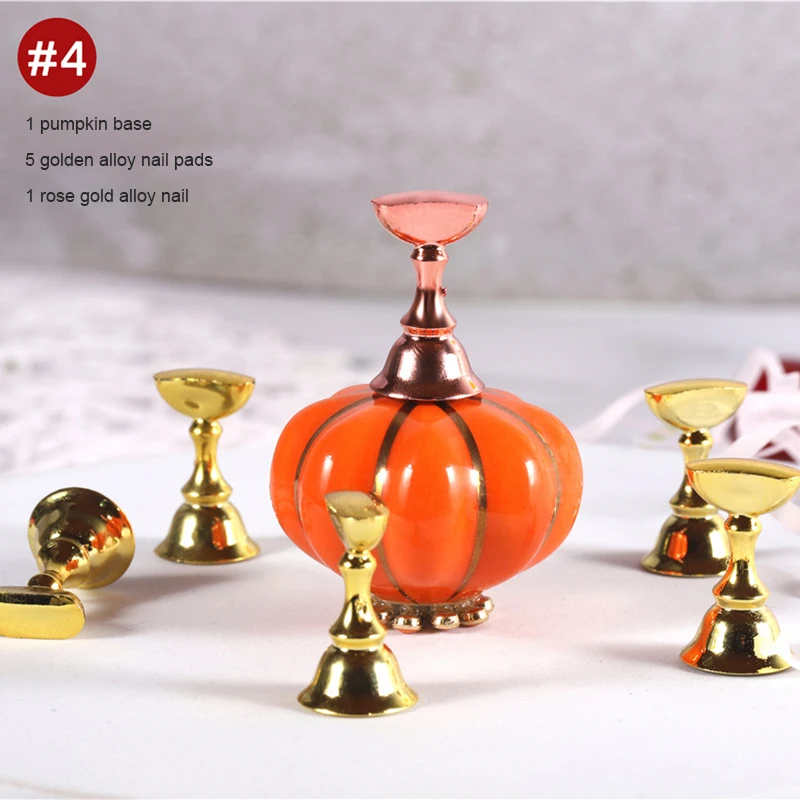 Nail Holder Ceramic Pumpkin Manicure Practice Training Display Stand Crystal Holders Alloy False Nails Showing Nail Tool Form
Nail Holder Ceramic Pumpkin Manicure Practice Training Display Stand Crystal Holders Alloy False Nails Showing Nail Tool Form