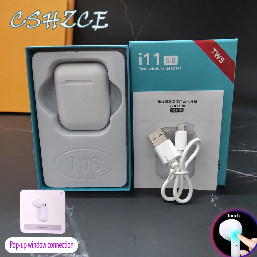 Original i11 TWS Wireless Bluetooth 5.0 Earphone Sports Sweatproof Headphone Touch Portable Earbuds for i10 i20 tws i30 i1000
Original i11 TWS Wireless Bluetooth 5.0 Earphone Sports Sweatproof Headphone Touch Portable Earbuds for i10 i20 tws i30 i1000