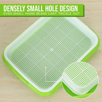 Double-Layer Planting Tray Nursery Pots Plants Seedlings Plate + 10PCS Paper Set Corrosion Resistance, Breathability
Double-Layer Planting Tray Nursery Pots Plants Seedlings Plate + 10PCS Paper Set Corrosion Resistance, Breathability