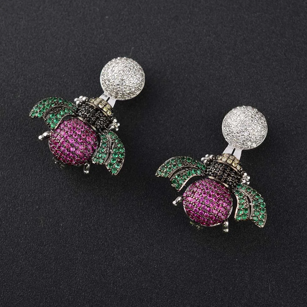 2pcs Cubic Zircon Micro pave bee fixed interlayer clasp clip double connector DIY Jewelry Findings
2pcs Cubic Zircon Micro pave bee fixed interlayer clasp clip double connector DIY Jewelry Findings