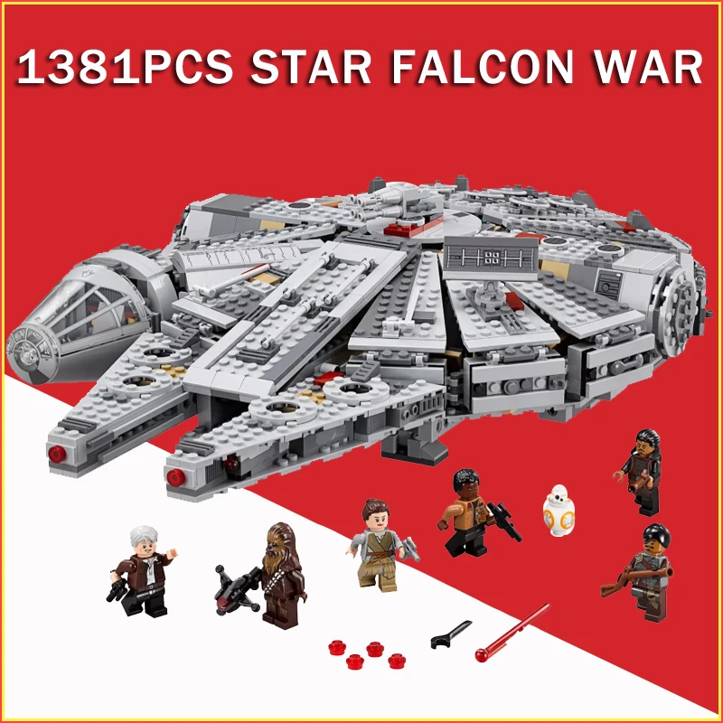 1381pcs Star Plan Wars Millenniumed DIY Falcon Building Blocks Marvel Brick Kid Toys Lepinblocks King Compatible Legoed 75105
1381pcs Star Plan Wars Millenniumed DIY Falcon Building Blocks Marvel Brick Kid Toys Lepinblocks King Compatible Legoed 75105