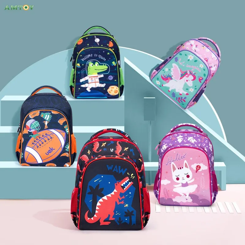 AMTOY Unisex Schoolbag Backpack Girl Boy Cute Bookbag High-quality Backpack Lightweight Personality Elementary Commuter Bag
AMTOY Unisex Schoolbag Backpack Girl Boy Cute Bookbag High-quality Backpack Lightweight Personality Elementary Commuter Bag