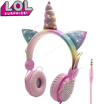 LOL Dolls Surprise Unicorn Wired Headphone Headphones Microphone Music Stereo Mobile Phone Earbuds Kids Gift
LOL Dolls Surprise Unicorn Wired Headphone Headphones Microphone Music Stereo Mobile Phone Earbuds Kids Gift