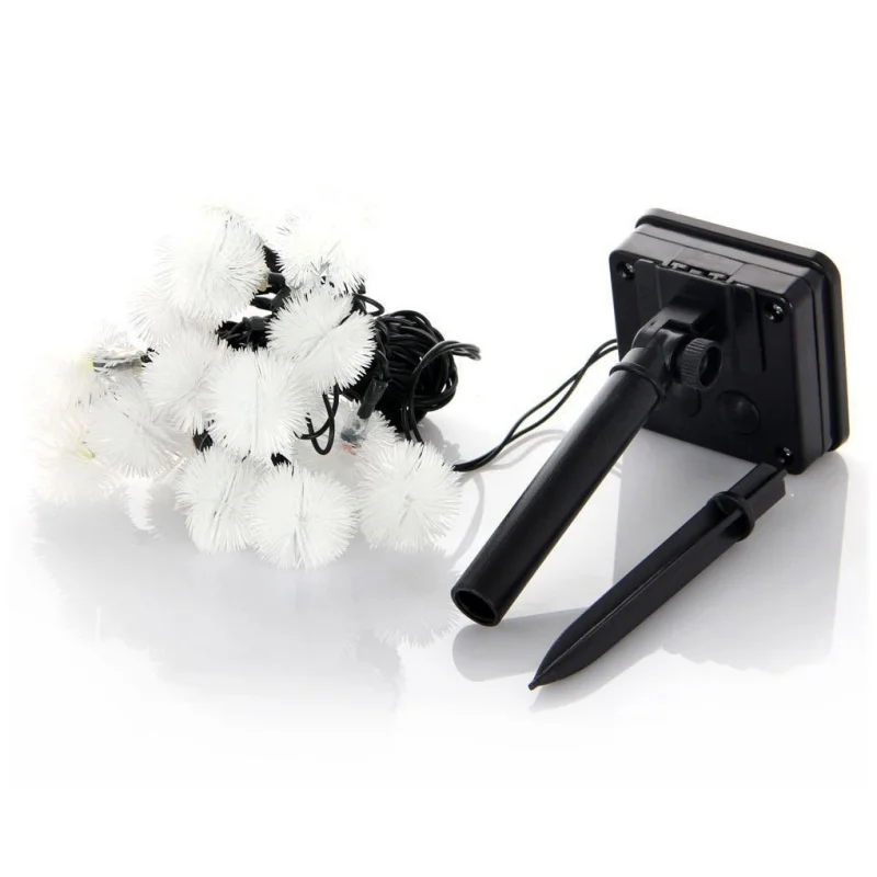 LED 4.8m 20 LED Solar Outdoor String Fairy Lights Snowball Solar Powered Outdoor String Lights for Outside Garden Camping Patio
LED 4.8m 20 LED Solar Outdoor String Fairy Lights Snowball Solar Powered Outdoor String Lights for Outside Garden Camping Patio