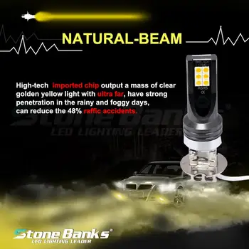 2PCS/Set H3 Nebel Lichter Birne 3030SMD 1600LM 3000K Car CSP LED Fog Headlight Bulbs White Auto Fog Lamp Day Running Light
2PCS/Set H3 Nebel Lichter Birne 3030SMD 1600LM 3000K Car CSP LED Fog Headlight Bulbs White Auto Fog Lamp Day Running Light