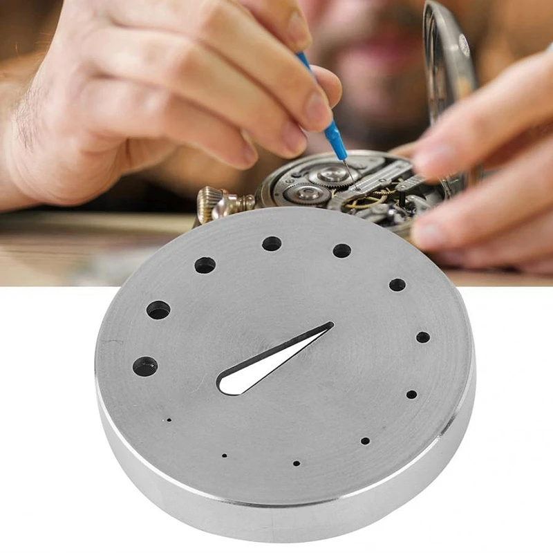 Portable 30106 Steel Watch Balance Hairspring Holding Adjustment Tool with Holes Watch Repair Accessory Tool for Watchmaker
Portable 30106 Steel Watch Balance Hairspring Holding Adjustment Tool with Holes Watch Repair Accessory Tool for Watchmaker
