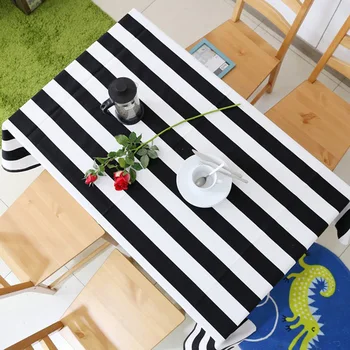Black and White Stripes Nordic Linen Tablecloth Dustproof Rectangular Coffee Table Cloth Home Decoration Manteles Toalha De Mesa
Black and White Stripes Nordic Linen Tablecloth Dustproof Rectangular Coffee Table Cloth Home Decoration Manteles Toalha De Mesa