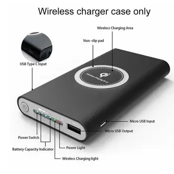 1PC Power Bank Case DIY Qi Wireless Power Bank Charger Case Box for Phones Dual USB External Battery box No Battery
1PC Power Bank Case DIY Qi Wireless Power Bank Charger Case Box for Phones Dual USB External Battery box No Battery