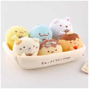 1 set Kawaii Japanese Sumikko Gurashi Corner Bio Plush Keychain Pendant Soft Cartoon corner Creature Stuffed Animals Toys Doll
1 set Kawaii Japanese Sumikko Gurashi Corner Bio Plush Keychain Pendant Soft Cartoon corner Creature Stuffed Animals Toys Doll