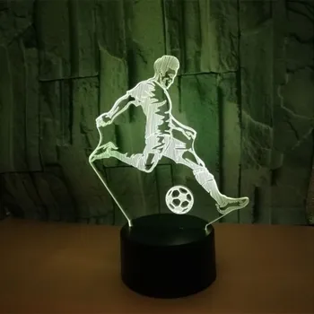 Soccer Player 3D LED RGB Night Light 7 Color Change Desk Light Action Figures 2889 Kids Home Christmas Toys
Soccer Player 3D LED RGB Night Light 7 Color Change Desk Light Action Figures 2889 Kids Home Christmas Toys