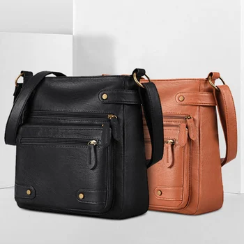 New Woman Handbag Brief Shoulder Bags Women Solid Leather Messenger Bag Business Crossbody Bag female Retro Luxury Travel Pouch
New Woman Handbag Brief Shoulder Bags Women Solid Leather Messenger Bag Business Crossbody Bag female Retro Luxury Travel Pouch