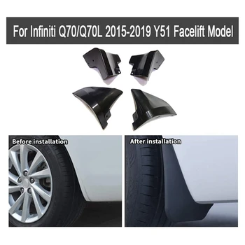 Car Wheel Fenders Mudflap Splash Guards Mudguards for Infiniti Q70 Q70L Y51 2015-2019 
Car Wheel Fenders Mudflap Splash Guards Mudguards for Infiniti Q70 Q70L Y51 2015-2019