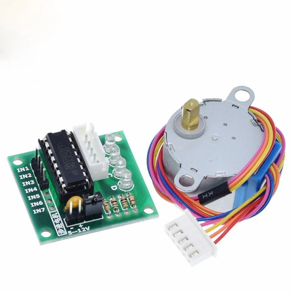 5Set ULN2003 28BYJ-48 5V Reduction Step Motor 4 Phase Step Motor Arduino DIY Kit
5Set ULN2003 28BYJ-48 5V Reduction Step Motor 4 Phase Step Motor Arduino DIY Kit