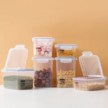 Food Storage Box Kitchen Grain Multigrain Storage Dried Fruit Milk Powder Sealed Can Square Plastic Storage Tank
Food Storage Box Kitchen Grain Multigrain Storage Dried Fruit Milk Powder Sealed Can Square Plastic Storage Tank