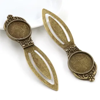 New Fashion 2pcs 18mm Inner Size Antique Bronze Vintage Style Handmade Bookmark Cabochon Base Cameo Setting (I1-05)
New Fashion 2pcs 18mm Inner Size Antique Bronze Vintage Style Handmade Bookmark Cabochon Base Cameo Setting (I1-05)