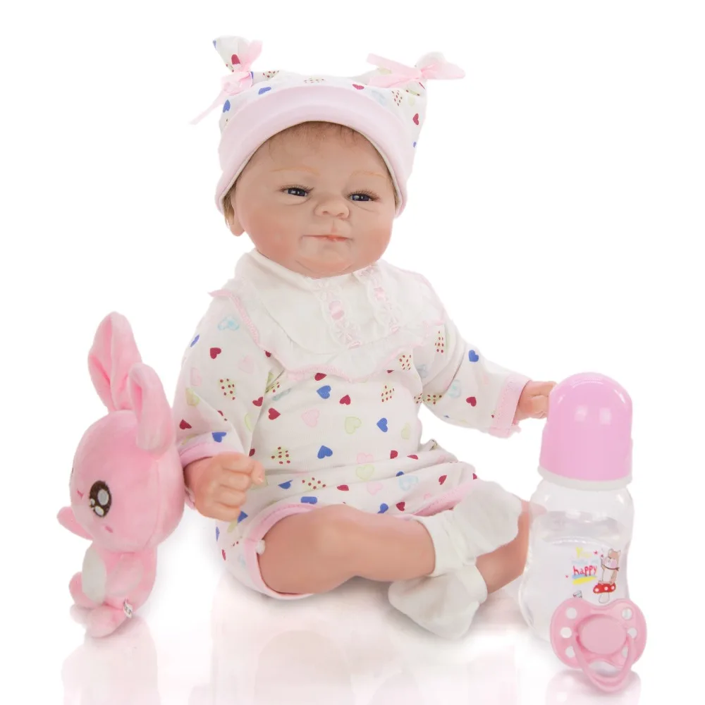 Lifelike 17 Inch Toy bebe reborn Doll 43 cm Soft Silicone reborn baby Dolls boneca reborn Brinquedo Children Birthday Gift
Lifelike 17 Inch Toy bebe reborn Doll 43 cm Soft Silicone reborn baby Dolls boneca reborn Brinquedo Children Birthday Gift