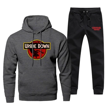 Fashion Stranger Things Hoodie Sweatshirt Upside Down Pattern Print Hoodies+pants 2 Piece Sets Men Funny Sportswear Sweatpants
Fashion Stranger Things Hoodie Sweatshirt Upside Down Pattern Print Hoodies+pants 2 Piece Sets Men Funny Sportswear Sweatpants