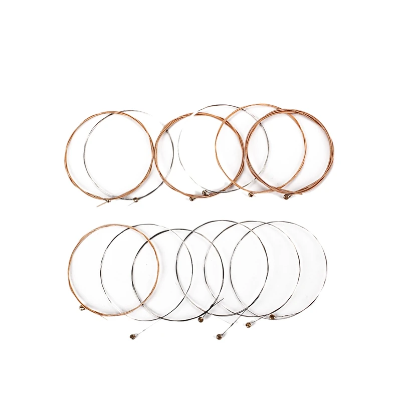 12Pcs Durable Stainless Steel Guitar Strings Replacement 12 Strings Electric Guitar Strings Set for Guitar Parts Accessories
12Pcs Durable Stainless Steel Guitar Strings Replacement 12 Strings Electric Guitar Strings Set for Guitar Parts Accessories