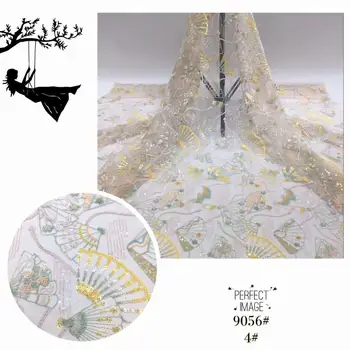 Fashiona party French net lace fabric with sequins African mesh lace material RFN169(5yards/lot)
Fashiona party French net lace fabric with sequins African mesh lace material RFN169(5yards/lot)