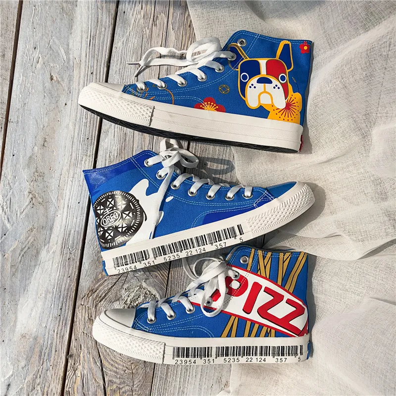 2020 Spring New Style Men Shoes Anime Oreo Hight-top Canvas Shoes Male STUDENT'S Cloth Shoes Breathable Men's Casual Shoes
2020 Spring New Style Men Shoes Anime Oreo Hight-top Canvas Shoes Male STUDENT'S Cloth Shoes Breathable Men's Casual Shoes