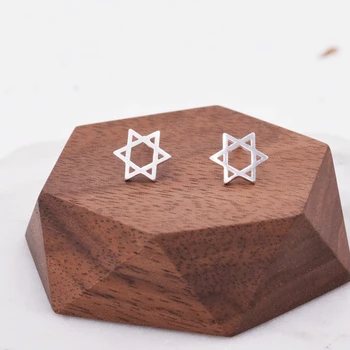 Wholesale 10pair/lot Jewish Star of David Stud Earrings Rose Gold Double Triangle Earrings Fashion Jewelry Best Gifts For Women
Wholesale 10pair/lot Jewish Star of David Stud Earrings Rose Gold Double Triangle Earrings Fashion Jewelry Best Gifts For Women
