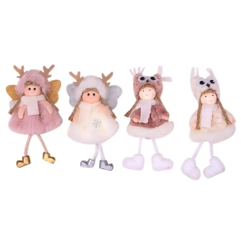Cute Christmas Ornaments Plush Angel Doll Hanging Window Decorations Xmas Gift 
Cute Christmas Ornaments Plush Angel Doll Hanging Window Decorations Xmas Gift