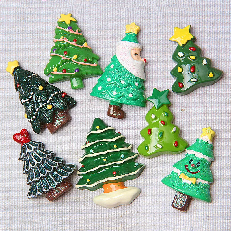 10pcs Christmas Tree Decoration Crafts Flatback Resin Cabochon DIY Embellishments For Scrapbooking Accessories
10pcs Christmas Tree Decoration Crafts Flatback Resin Cabochon DIY Embellishments For Scrapbooking Accessories