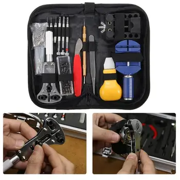 146pcs/set Watch Opener Remover Tweezers Adjuster Watchmaker Spring Bar Repair Pry Screwdriver Clock Repair Tools
146pcs/set Watch Opener Remover Tweezers Adjuster Watchmaker Spring Bar Repair Pry Screwdriver Clock Repair Tools
