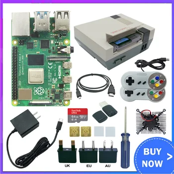 Raspberry Pi 4 NESPi4 CASE Kit 2/4/8GB + 32/64GB SD Card +Reader +Micro HDMI Cable+Gamepads for Raspberry Pi 4 Model B dropship
Raspberry Pi 4 NESPi4 CASE Kit 2/4/8GB + 32/64GB SD Card +Reader +Micro HDMI Cable+Gamepads for Raspberry Pi 4 Model B dropship
