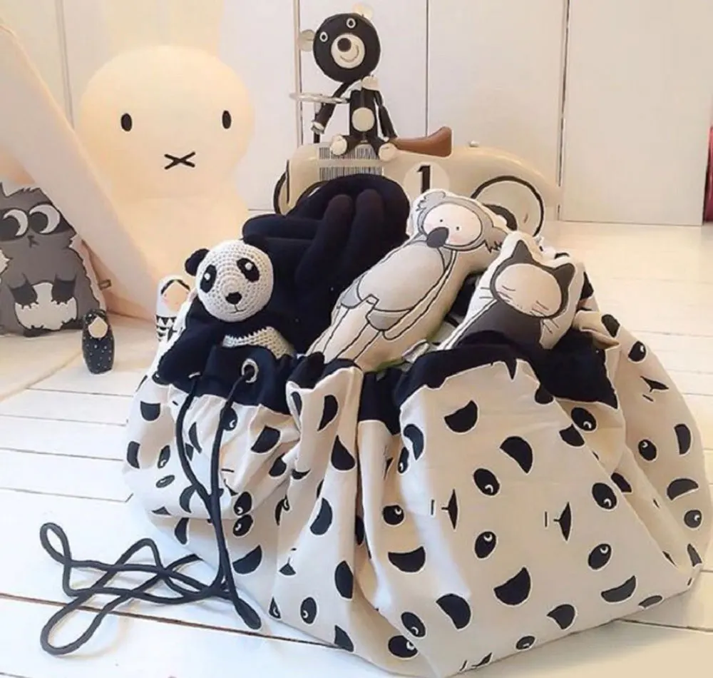 Multi-Function Portable Kids Toy Storage Bag Picnic Blanket Play Mat Lego Toys Organizer Box Practical Storage Bags For Baby
Multi-Function Portable Kids Toy Storage Bag Picnic Blanket Play Mat Lego Toys Organizer Box Practical Storage Bags For Baby