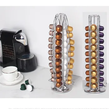 Coffee Capsule Rack Holder Carousel for Nespresso - Holds 40 Capsules OriginalLine. Elegant and Modern. 360-degree Rotation
Coffee Capsule Rack Holder Carousel for Nespresso - Holds 40 Capsules OriginalLine. Elegant and Modern. 360-degree Rotation