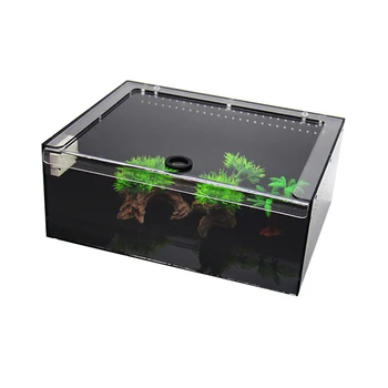 Reptile Breeding Tank Feeding Box Tortoise Rectangle Insect Spider Ventilation Hole Clear Front Top Geckos Sunshade Terrarium
Reptile Breeding Tank Feeding Box Tortoise Rectangle Insect Spider Ventilation Hole Clear Front Top Geckos Sunshade Terrarium