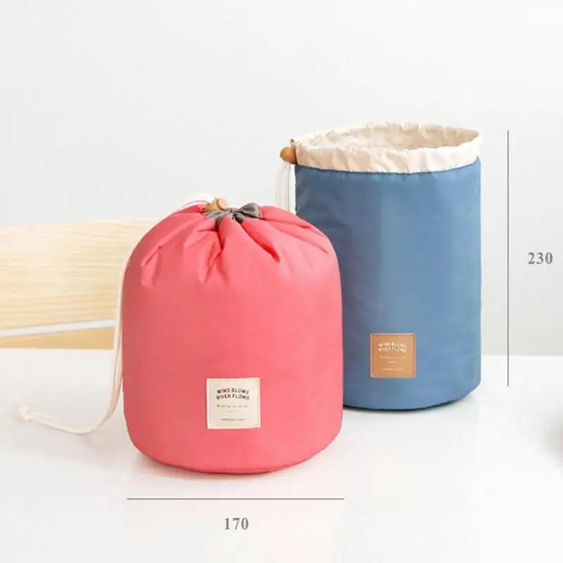 Korean Version Travel Multifunctional Cosmetic Bags Drawstring Harness Waterproof Colored Cylindrical Storage Bag Woman
Korean Version Travel Multifunctional Cosmetic Bags Drawstring Harness Waterproof Colored Cylindrical Storage Bag Woman