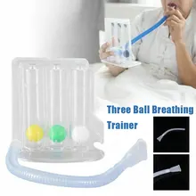 

1 Pcs New Breathing Trainer Three-ball Meter Spirometry Trainer Lung Function Exerciser Rehabilitation Training