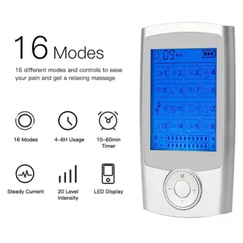 Full Body Tens Acupuncture Electric Pulse Therapy Massager Care Meridian Tool Massager Massager Healthy Physiotherapy Appar P9U9
Full Body Tens Acupuncture Electric Pulse Therapy Massager Care Meridian Tool Massager Massager Healthy Physiotherapy Appar P9U9