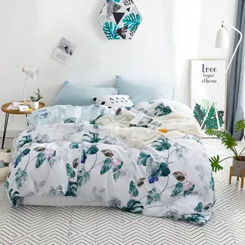 Tropical Rainforest Banana Leaf Design Washed Cotton Bedding Set Nordic Simple Duvet Cover Pillowcase Home Bedroom Living
Tropical Rainforest Banana Leaf Design Washed Cotton Bedding Set Nordic Simple Duvet Cover Pillowcase Home Bedroom Living