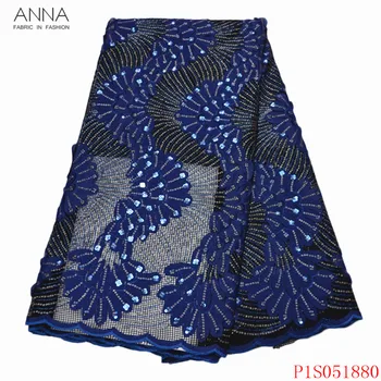 Anna royal blue african net lace french sequin fabric 2020 high quality nigerian embroidered mesh fabric 5 yards/piece for dress
Anna royal blue african net lace french sequin fabric 2020 high quality nigerian embroidered mesh fabric 5 yards/piece for dress