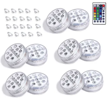 Underwater Lamp 13 RGB LED Diving Light Remote Control IP68 LED Underwater Light for Swimming Pool Timing Fish Tank Light
Underwater Lamp 13 RGB LED Diving Light Remote Control IP68 LED Underwater Light for Swimming Pool Timing Fish Tank Light