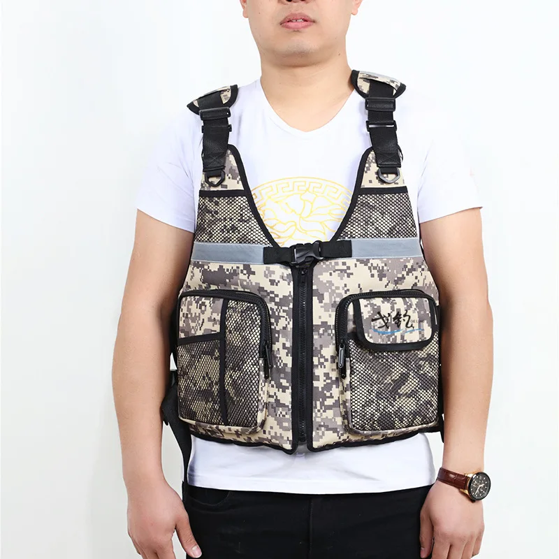 Outdoor Dual Purpose Multi-pockets Fishing Life-saving Vest Buoyancy Angling Rock Fishing Vest Fishing Photography Working Waist
Outdoor Dual Purpose Multi-pockets Fishing Life-saving Vest Buoyancy Angling Rock Fishing Vest Fishing Photography Working Waist
