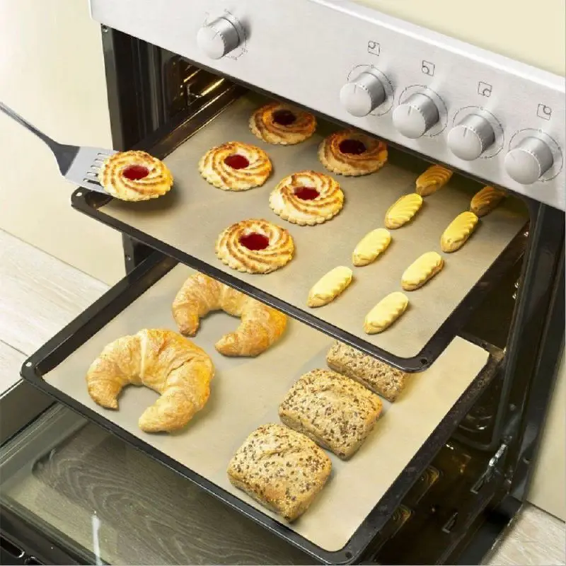 High Temperature Resistance Bakeware Mat Oil Paper Pastry Tools Non-Stick Baking Sheet Mat Reusable BBQ Baking Mat Kitchen Tools
High Temperature Resistance Bakeware Mat Oil Paper Pastry Tools Non-Stick Baking Sheet Mat Reusable BBQ Baking Mat Kitchen Tools