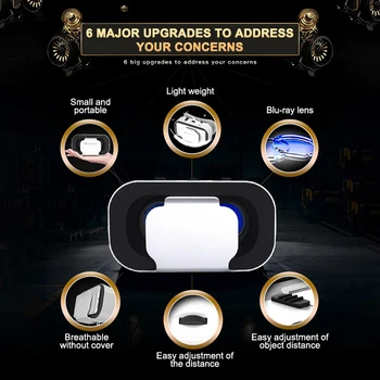 Protective Comfortable 3D VR Glasses Portable Cardboard Helmet Virtual Reality Headset Stereo VR For 4-6inch Smart Mobile Phone
Protective Comfortable 3D VR Glasses Portable Cardboard Helmet Virtual Reality Headset Stereo VR For 4-6inch Smart Mobile Phone