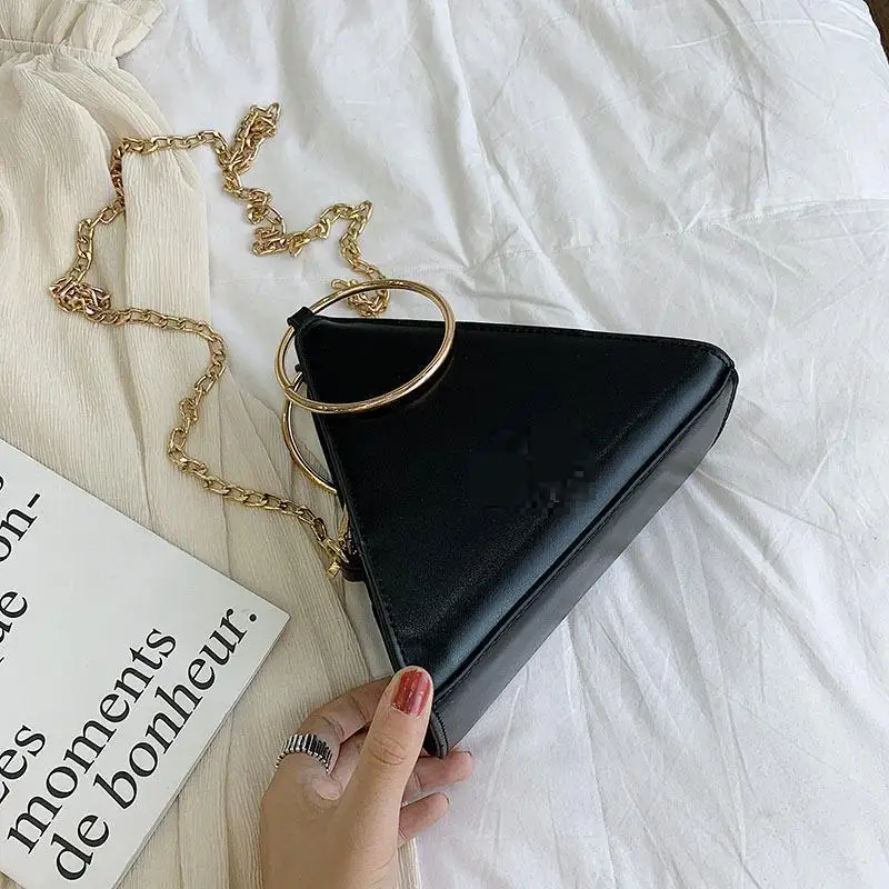 2019 Spring And Summer New Pu Leather Fashion Irregular Personality Package Manual Triangle Chain Wrist Bag Woman Shoulder Bags
2019 Spring And Summer New Pu Leather Fashion Irregular Personality Package Manual Triangle Chain Wrist Bag Woman Shoulder Bags