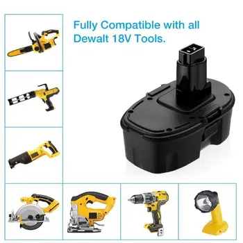 3500mAh Replacement Battery For 18V Power Tools Nickel-cadmium Rechargeable Backup Battery For Dewalt DC9096 Electric Tools 3.0A
3500mAh Replacement Battery For 18V Power Tools Nickel-cadmium Rechargeable Backup Battery For Dewalt DC9096 Electric Tools 3.0A