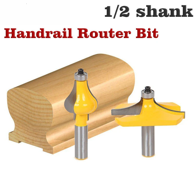 2 Bit 1/2" Shank Handrail Cutter Set Woodworking Cutter Tenon Cutter For Woodworking Tools
2 Bit 1/2" Shank Handrail Cutter Set Woodworking Cutter Tenon Cutter For Woodworking Tools