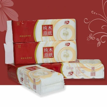 12Pcs/Roll Soft Skin Friendly Toilet Paper 3 Layers Thicken Primary Wood Pulp Original Wood Pulp, Fine And Soft, Without Fluores
12Pcs/Roll Soft Skin Friendly Toilet Paper 3 Layers Thicken Primary Wood Pulp Original Wood Pulp, Fine And Soft, Without Fluores