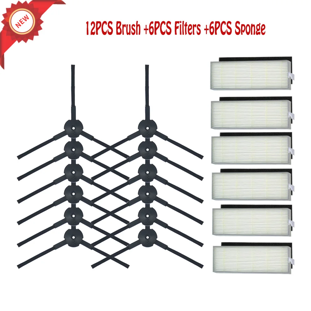 24pcs/set 12PCS Brush +6PCS Filters +6PCS Sponge for ILIFE A4 Cleaning Robot Replacement for chuwi ilife A4 Vacuum Cleaner
24pcs/set 12PCS Brush +6PCS Filters +6PCS Sponge for ILIFE A4 Cleaning Robot Replacement for chuwi ilife A4 Vacuum Cleaner