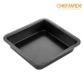 CHEFMADE Standard Cake Pan, 8-Inch Non-Stick Square Deep Dish Bakeware,FDA Approved for Oven Baking
CHEFMADE Standard Cake Pan, 8-Inch Non-Stick Square Deep Dish Bakeware,FDA Approved for Oven Baking